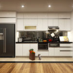 Mẫu tủ bếp gỗ công nghiệp nhà anh Dương – Lò Đúc