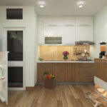 Nội thất phòng bếp nhà chị Huê – Gia Lâm