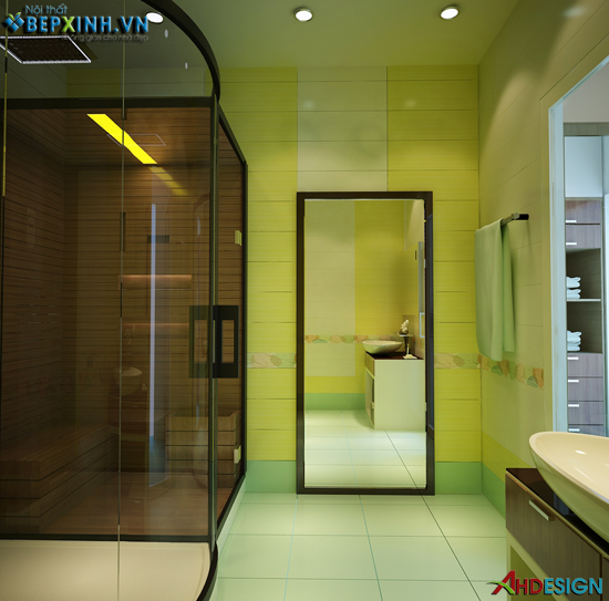 Nội thất phòng tắm nhà chị Hồng – Dịch Vọng