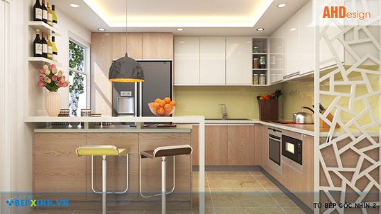 Tủ bếp Laminate nhà anh Minh – Hải Phòng