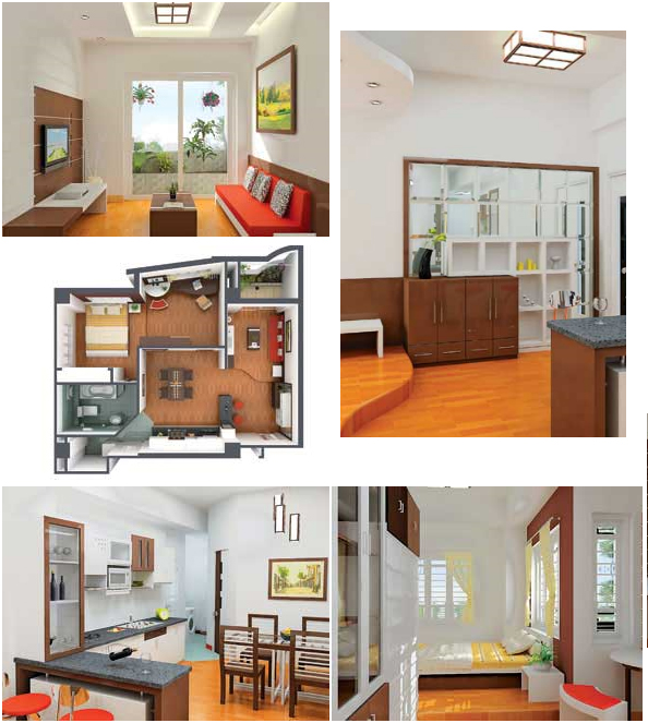 4 mẫu căn hộ điển hình