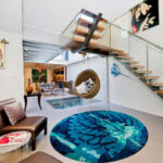 Bể bơi trong phòng khách cho nhà phố