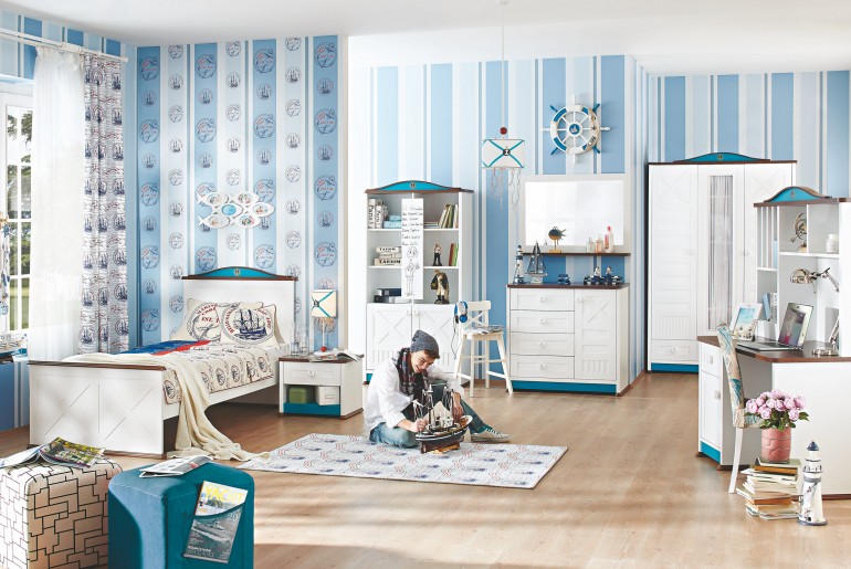 Bộ phòng ngủ cho bạn trẻ Sailing nhập khẩu Thổ Nhĩ Kỳ