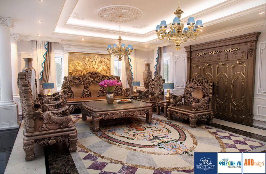 Nội Thất  Biệt Thự Cao Cấp Tại Ninh Bình-AHDesign-Bếp Xinh.