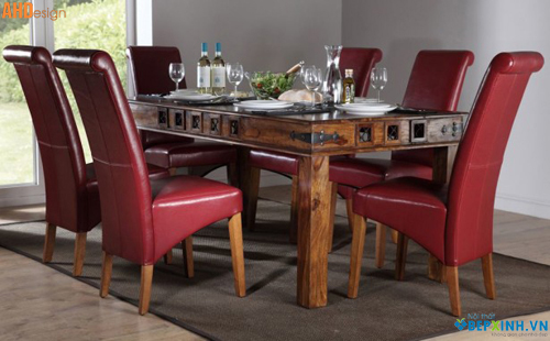 Nội thất phòng ăn đơn giản, ấm cúng