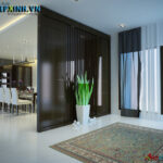 Nội thất phòng ăn nhà anh Thủy – Thái Bình