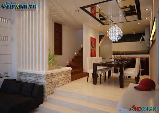 Nội thất phòng ăn, tủ bếp anh Cường – Xuân Thủy