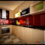 Nội thất phòng ăn – tủ bếp nhà Anh Dũng (phương án 1)