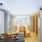 Nội thất phòng ăn – tủ bếp nhà chị Xuân