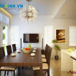 Nội thất phòng bếp biệt thự chú Mạnh