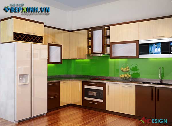 Nội thất phòng bếp nhà Anh Hùng – Văn Quán