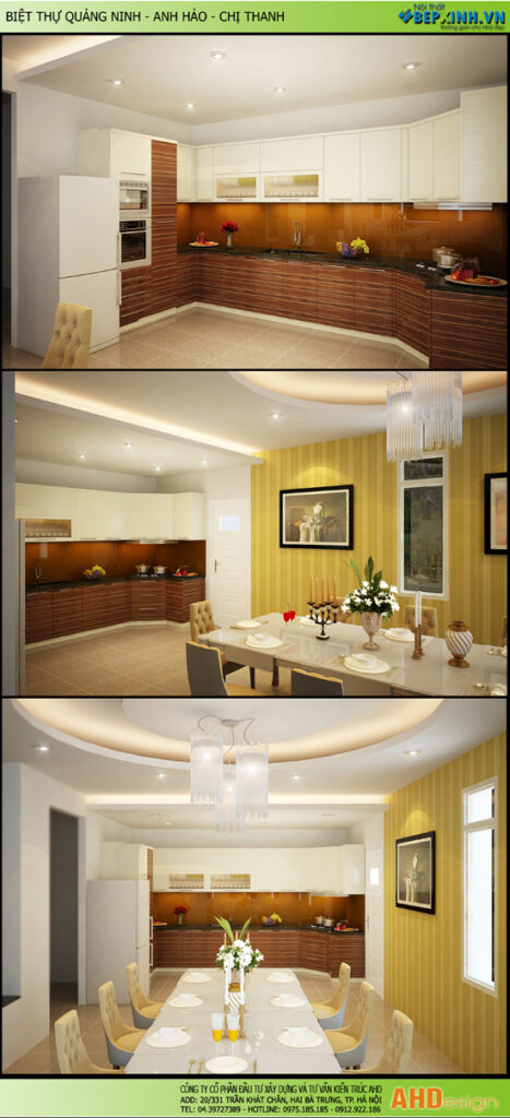 Nội thất phòng bếp – tủ bếp nhà anh Hảo