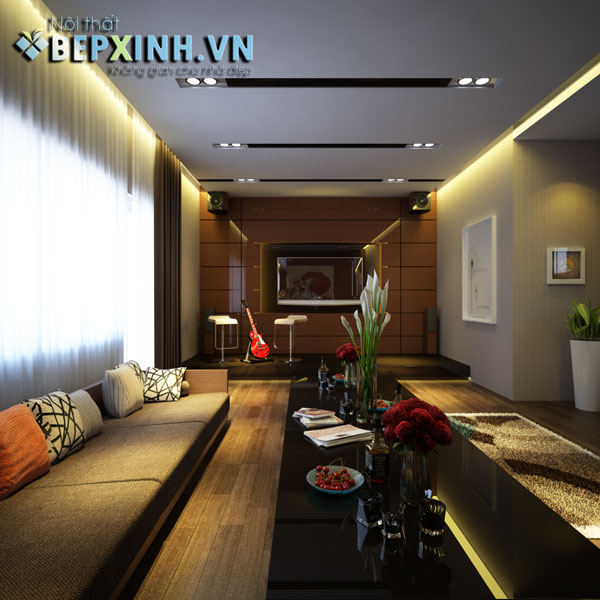 Nội thất phòng karaoke gia đình