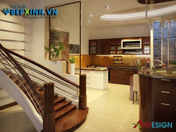 Nội thất tủ bếp – phòng ăn nhà anh Thịnh