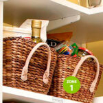 Phân bố tủ cất trữ đồ ăn cho góc bếp