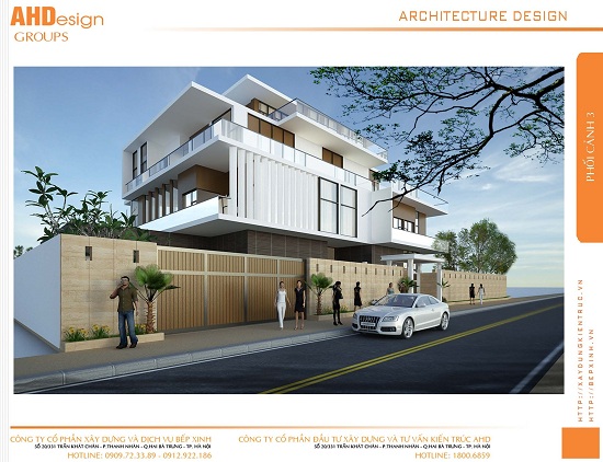 Thiết kế nhà biệt thự đẹp ven biển