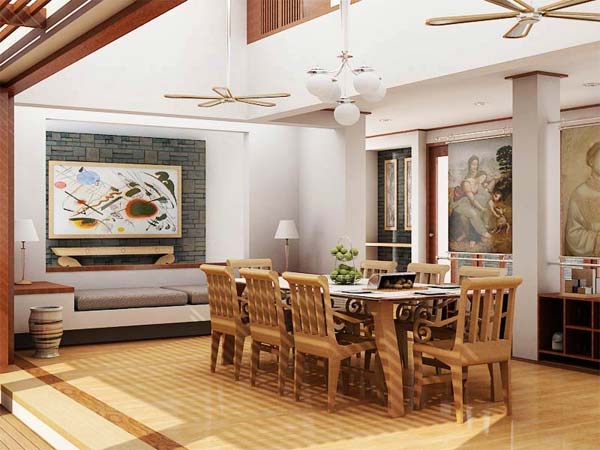 Thiết kế nội thất phòng ăn cho gia đình hiện đại