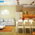 Thiết kế nội thất phòng ăn, tủ bếp nhà anh Hà – Nguyễn Văn Cừ