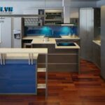 Thiết kế nội thất phòng bếp nhà chú Hải – Thái Hà