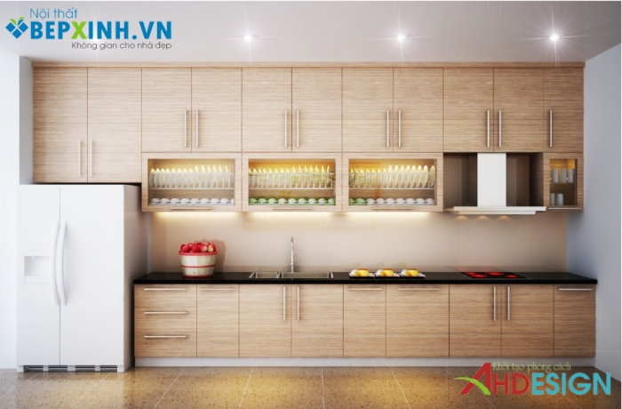 Thiết kế tủ bếp nhà anh Cường – Hưng Yên