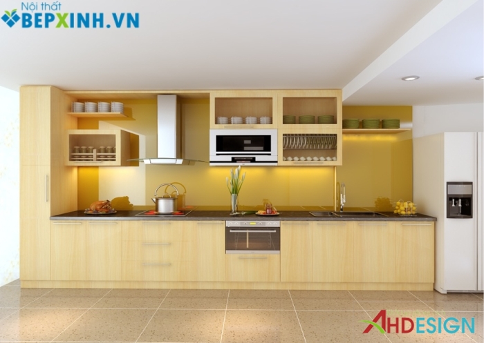 Thiết kế tủ bếp nhà anh Phan Anh – Nghệ An