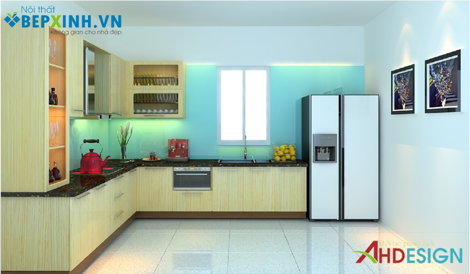 Thiết kế tủ bếp nhà chú Hảo – Ô Chợ Dừa