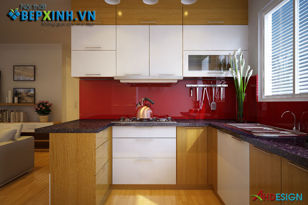 Tủ bếp nhà anh Hồng – Linh Đàm