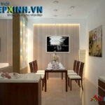 Tủ bếp nhà anh Hùng – Cửa Bắc