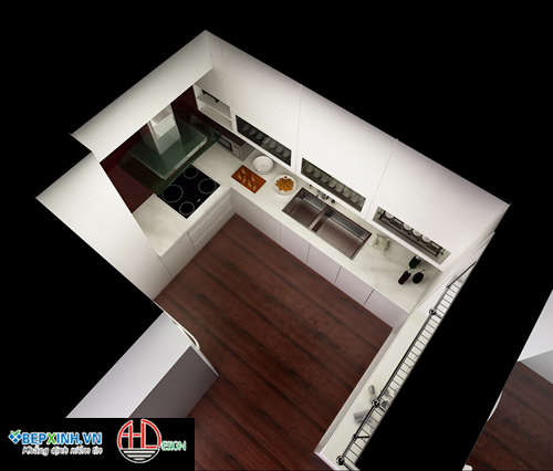 Tủ bếp nhà anh Long – Phố Vọng