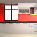 Tủ bếp nhà anh Ninh