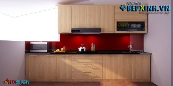 Tủ bếp nhà anh Trung