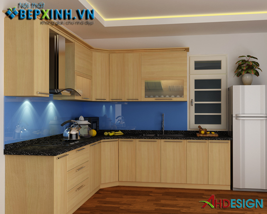 Tủ bếp nhà chị Hằng