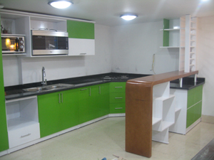 Tủ bếp nhà chị Hạnh